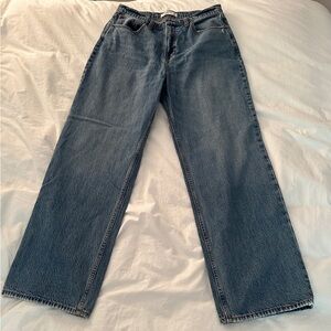 Abercrombie loose high rise jeans